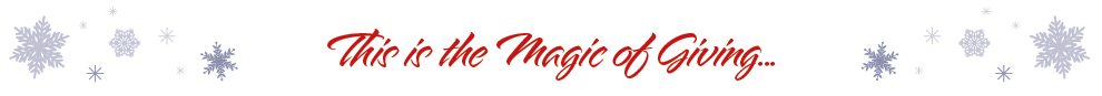 This is the Magic of Giving